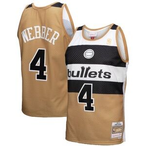 Mitchell & Ness Washington Bullets Chris Webber Authentic Jersey